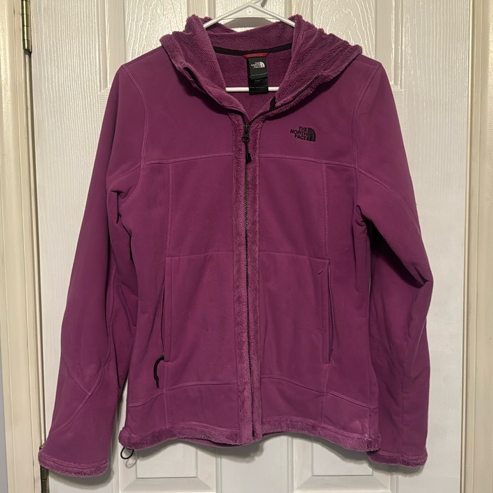 The North Face ladies zip up jacket, size medium